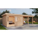 Lugarde Select Modern cabin with veranda Leeds - 388x388cm + 400cm Lugarde