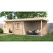 Lugarde Select Modern cabin with veranda Newport - 388x300cm + 300cm Lugarde