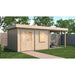 Lugarde Select Modern cabin with veranda Newport - 388x300cm + 300cm Lugarde