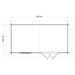 Lugarde Select Log Cabin Northumberland - 400x200cm Lugarde