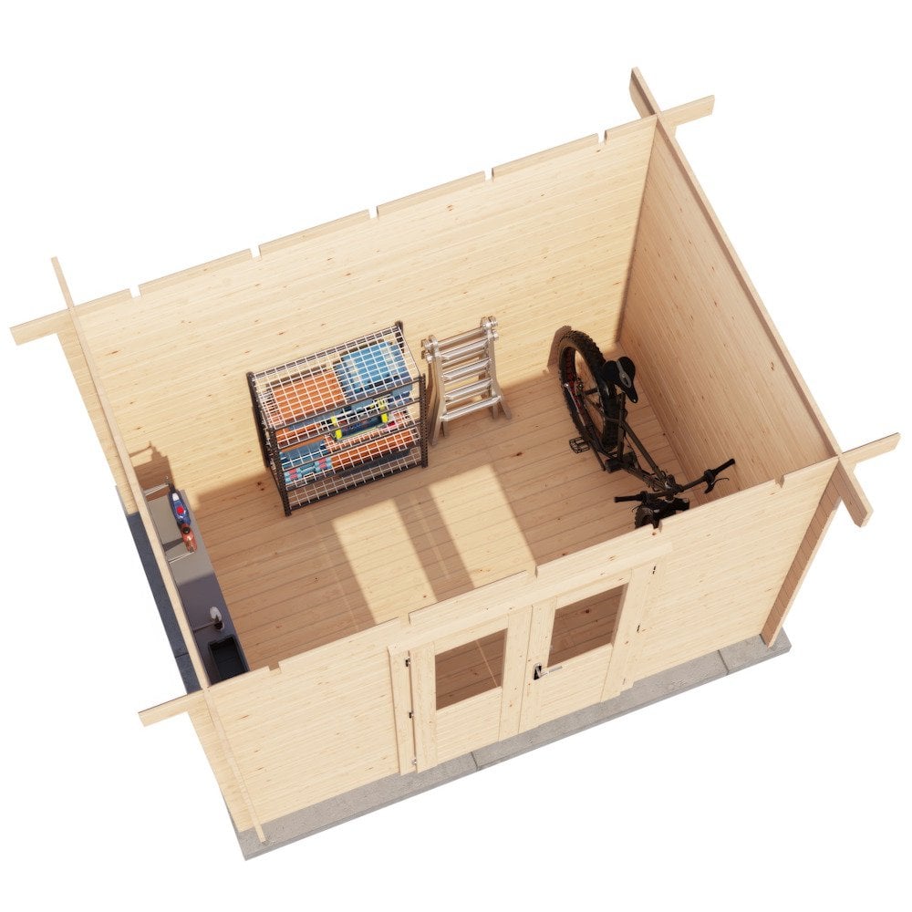 Lugarde Select Log Cabin Pennine - 300x200cm Lugarde