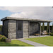 Lugarde Select Log Cabin with veranda Severn - 250x250cm + 400cm Lugarde