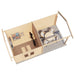 Lugarde Select Log Cabin with veranda Sherwood - 300x300cm + 300cm Lugarde
