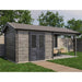 Lugarde Select Log Cabin with veranda Sherwood - 300x300cm + 300cm Lugarde