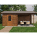 Lugarde Select Apex Log Cabin with veranda Snowdonia - 250x250cm + 300cm Lugarde