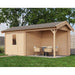 Lugarde Select Apex Log Cabin with veranda Snowdonia - 250x250cm + 300cm Lugarde