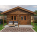 Lugarde Select Log Cabin with veranda Stour - 500x400cm + 200cm Lugarde