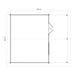 Lugarde Select Log Cabin with veranda Stour - 500x400cm + 200cm Lugarde