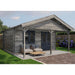 Lugarde Select Log Cabin with veranda Stour - 500x400cm + 200cm Lugarde