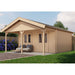 Lugarde Select Log Cabin with veranda Stour - 500x400cm + 200cm Lugarde