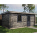 Lugarde Select Log Cabin Stratford with garage door - 400x500cm Lugarde