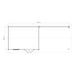 Lugarde Select Log Cabin with veranda Trent - 400x300cm + 400cm Lugarde