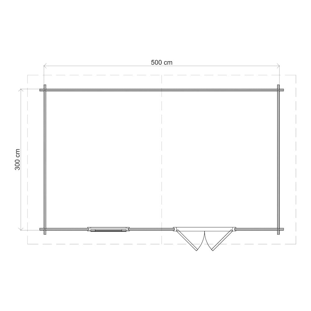 Lugarde Select Log Cabin Tweed - 500x300cm Lugarde