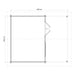 Lugarde Select Log Cabin with veranda Wear - 400x300cm + 200cm Lugarde