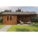 Lugarde Select Log Cabin with veranda Westminster - 300x400cm + 400cm Lugarde