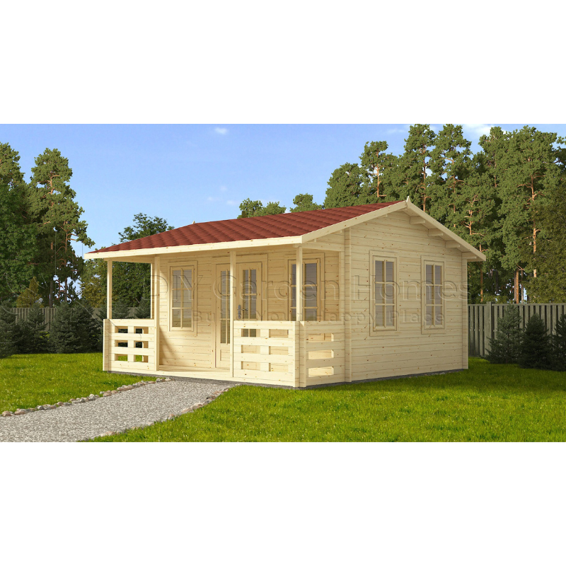 Eurovudas Malta Log Cabin - 5m x 5m