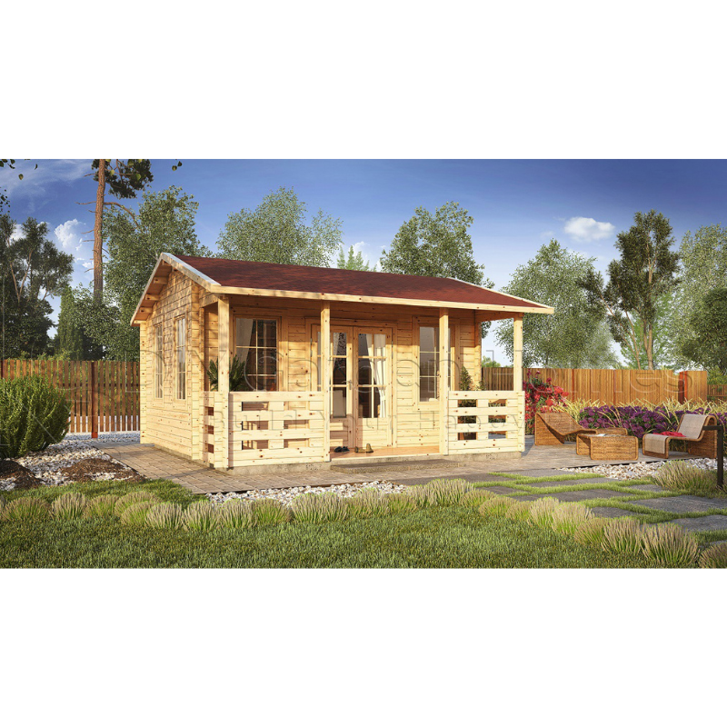 Eurovudas Malta Log Cabin - 5m x 5m