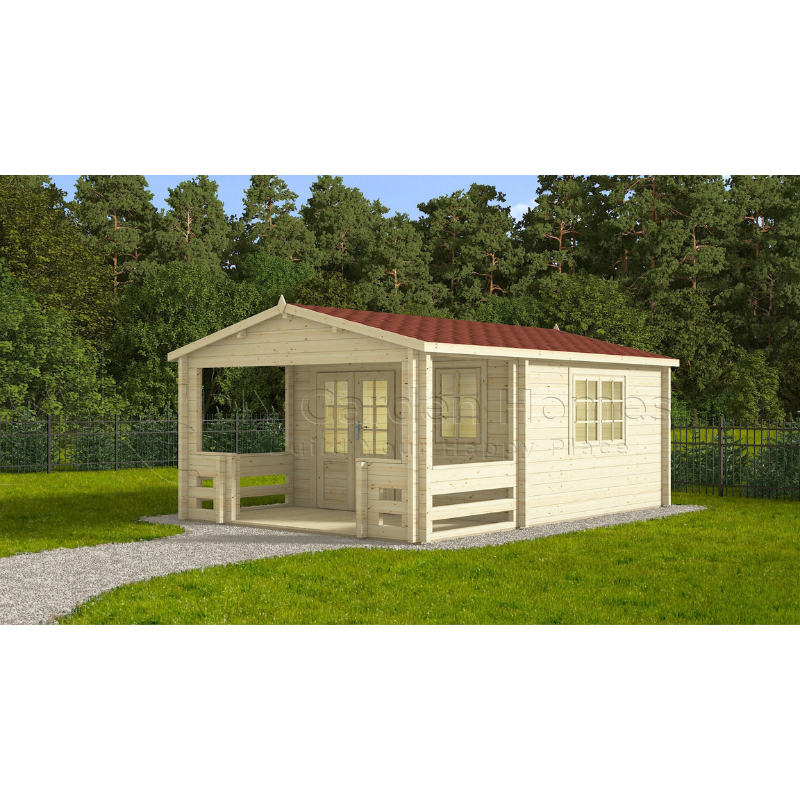 Eurovudas Manchester Log Cabin - 4m x 6m