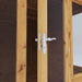 Close up on the door handle of the Mercia Helios Summerhouse.