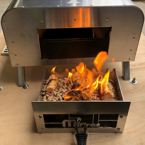 MiFires Carina Pizza Oven Pellet Fired Stainless Steel