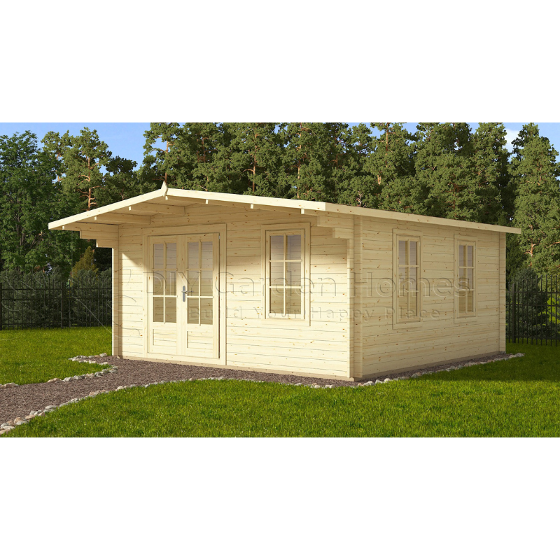 Eurovudas Milano Log Cabin - 3m x 4m