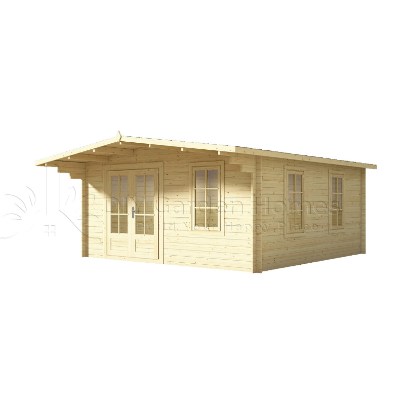 Eurovudas Milano Log Cabin - 4m x 3m