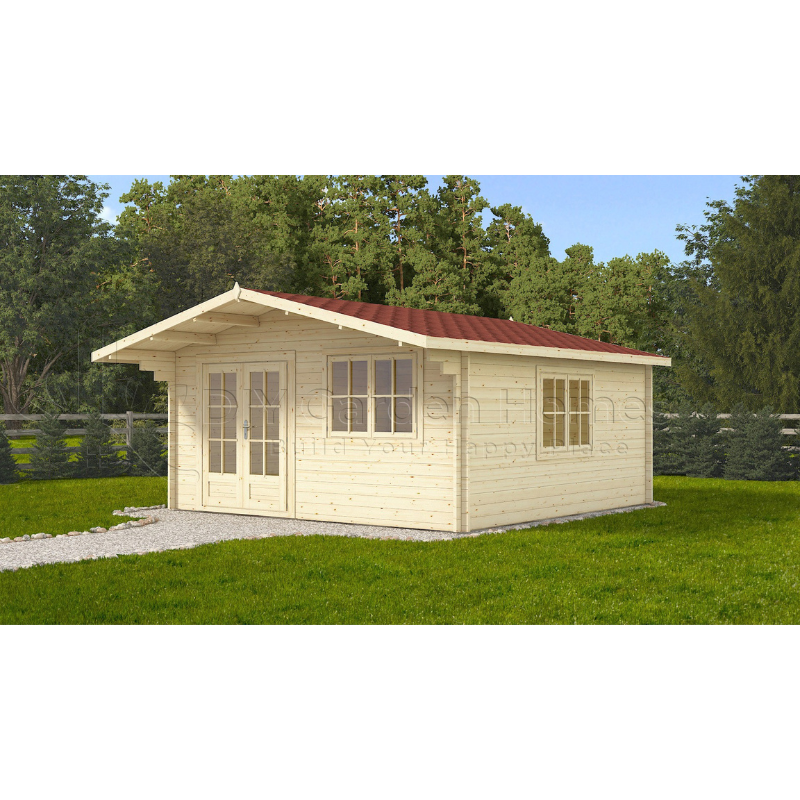 Eurovudas Monaco Log Cabin - 4m x 4m