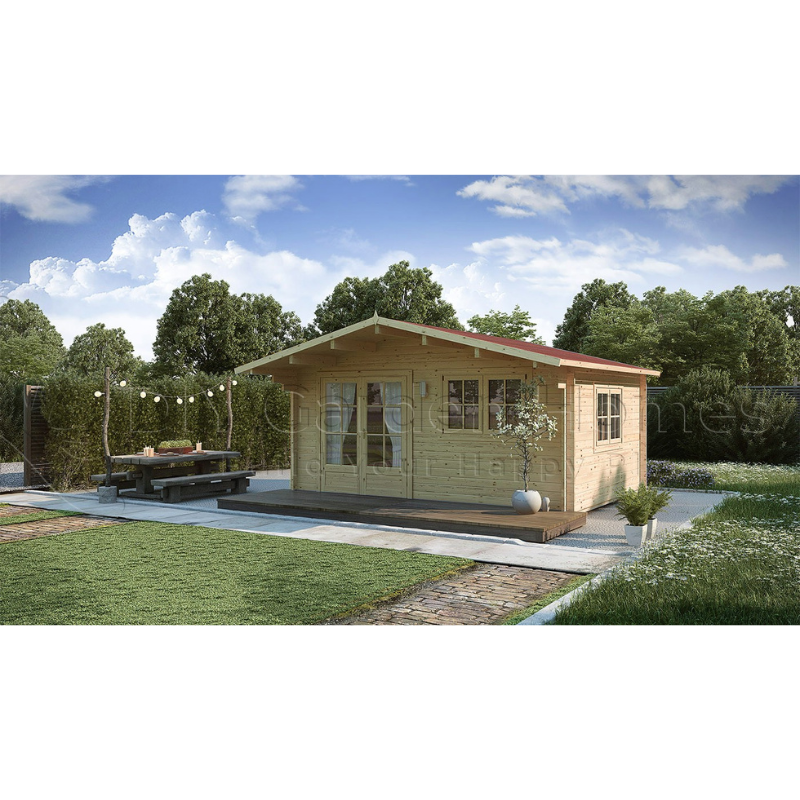 Eurovudas Monaco Log Cabin - 4m x 4m