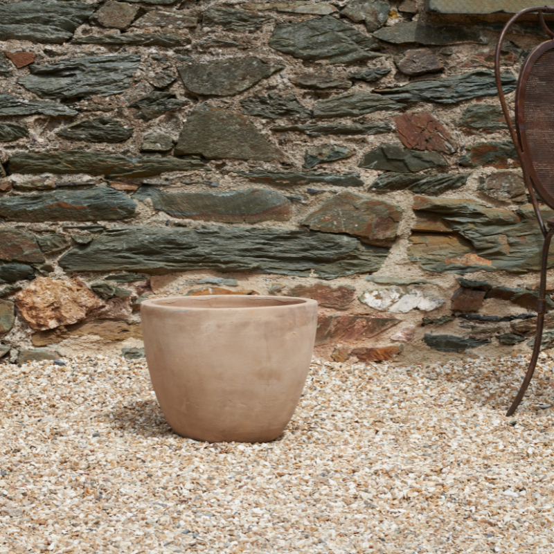 Nkuku Affiti Clay Planter - Medium (30 H x 40 W cm)
