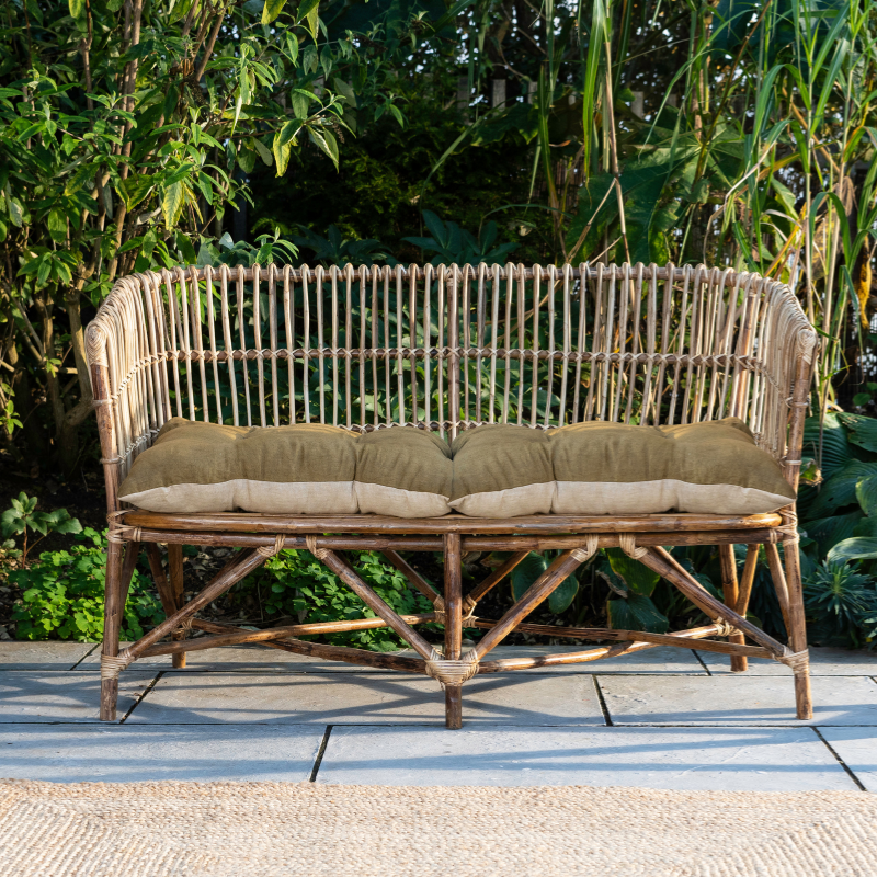 Nkuku Nesari Rattan Sofa