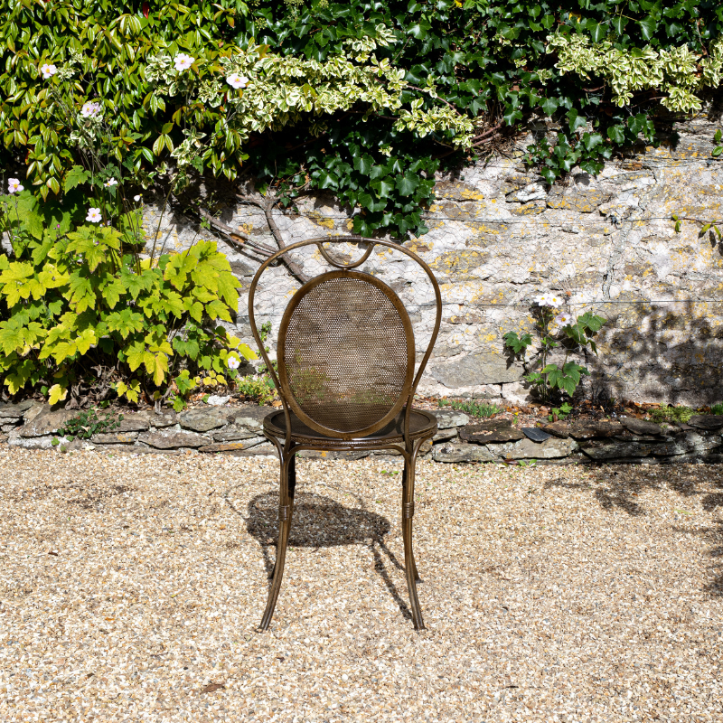 Nkuku Parwaha Iron Bistro Chair