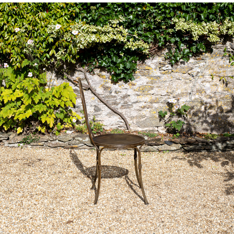 Nkuku Parwaha Iron Bistro Chair