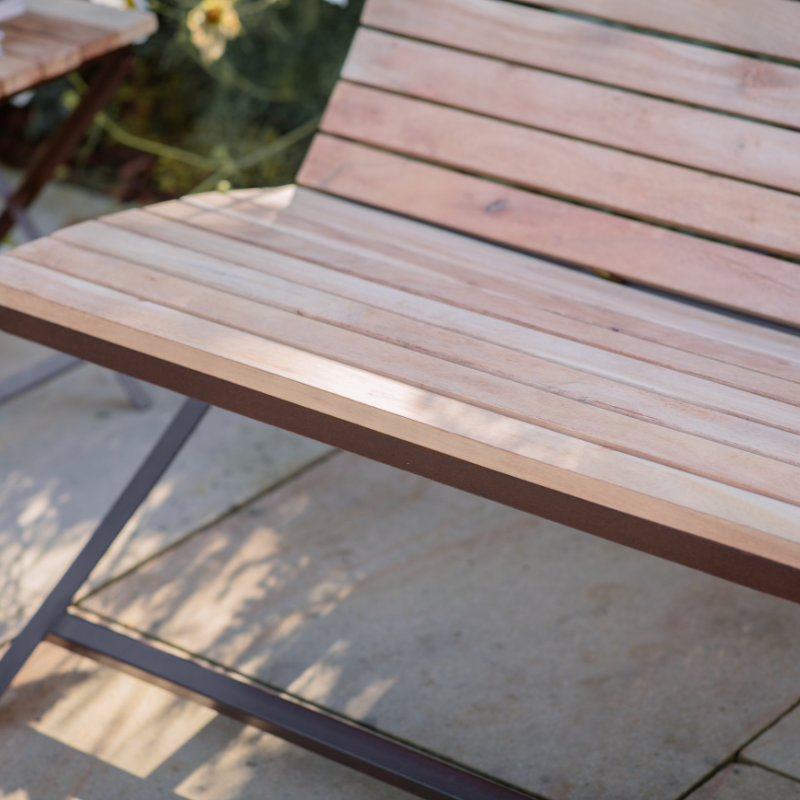 Nkuku Yatin Outdoor Bench - Natural