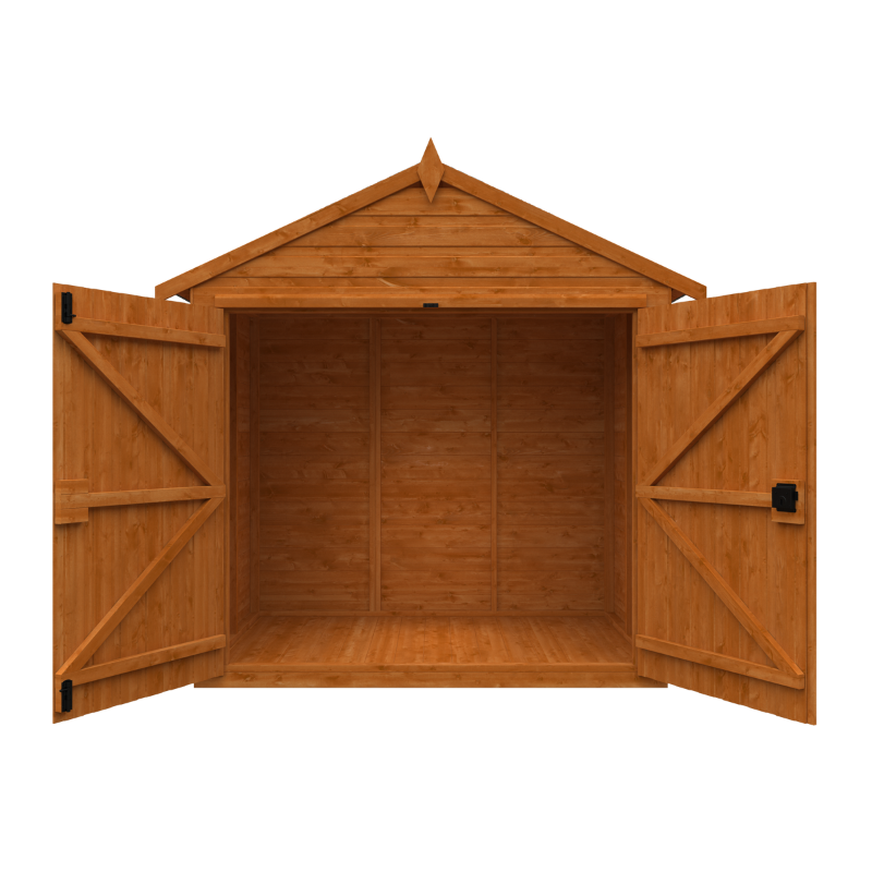 Woodlands Flex Apex Bike Shed - 3ft x 6ft