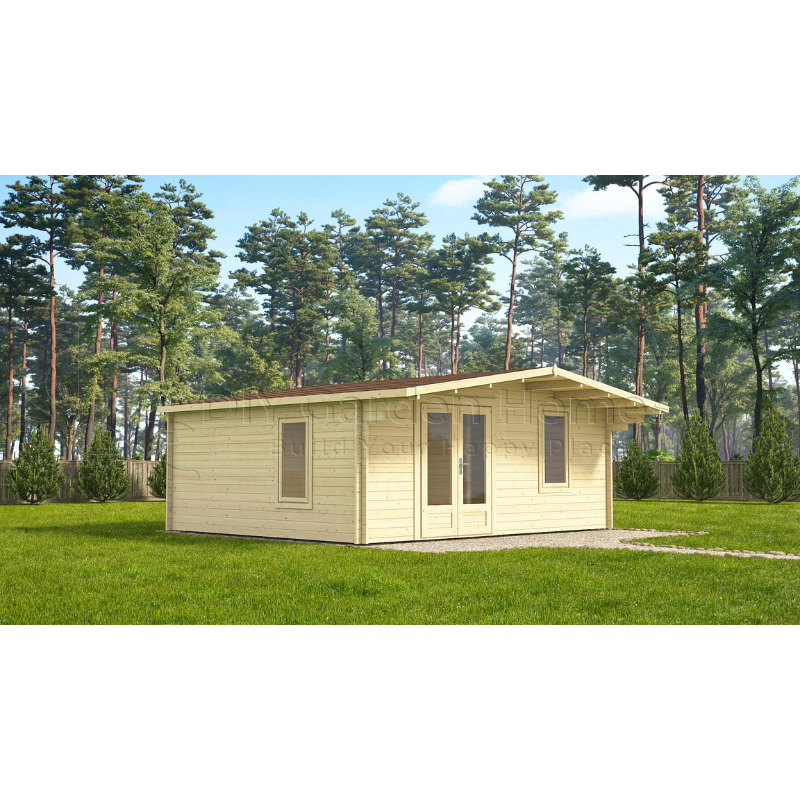 Eurovudas Head Office Log Cabin - 5m x 4m