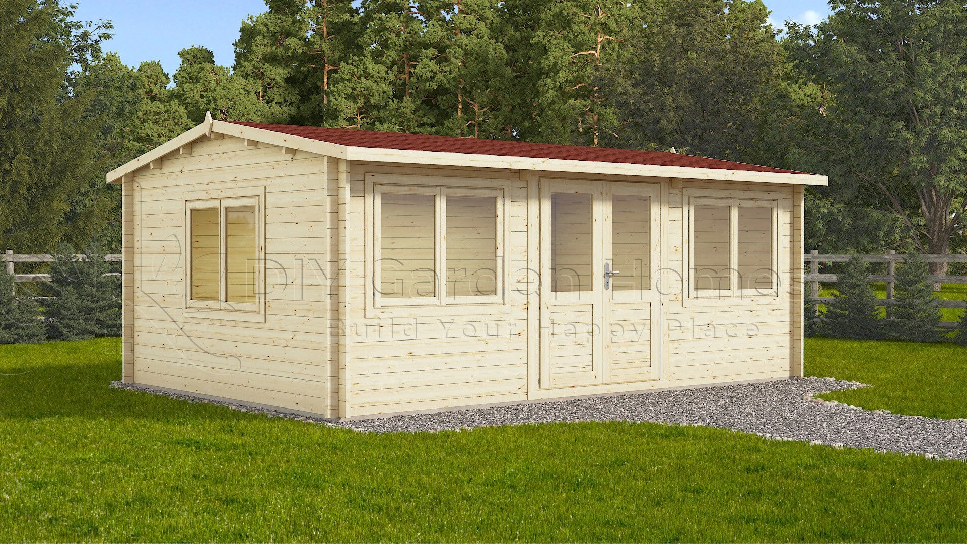 Eurovudas Oslo Log Cabin - 6m x 4m