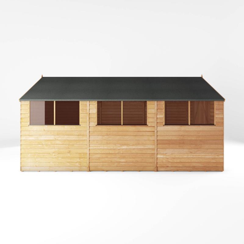 Mercia Overlap Apex Shed - 15ft x 10ft