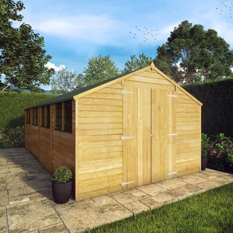 Mercia Overlap Apex Shed - 20ft x 10ft