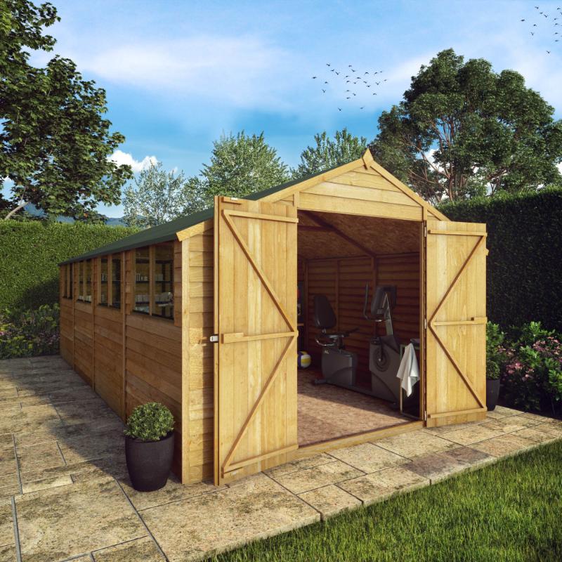 Mercia Overlap Apex Shed - 20ft x 10ft