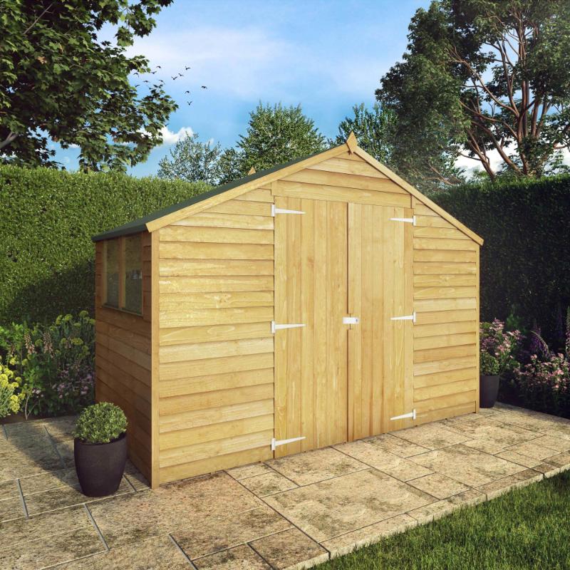 Mercia Overlap Apex Shed - 5ft x 10ft