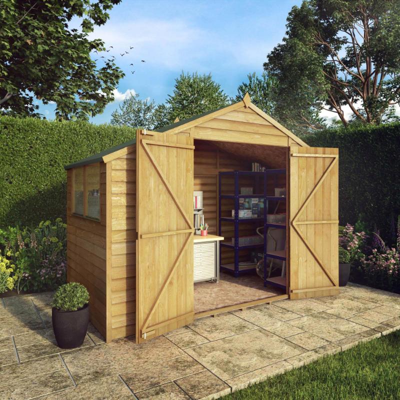 Mercia Overlap Apex Shed - 5ft x 10ft