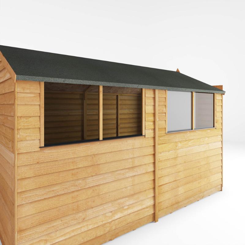 Mercia Overlap Apex Shed - 10ft x 6ft