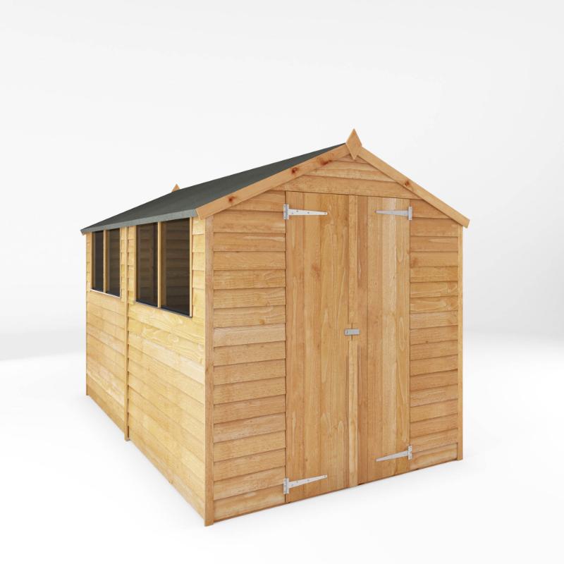 Mercia Overlap Apex Shed - 10ft x 6ft