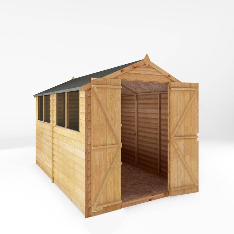 Mercia Overlap Apex Shed - 10ft x 6ft