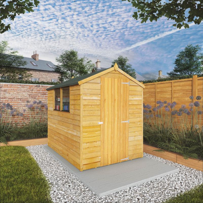 Mercia Overlap Apex Shed - 7ft x 5ft