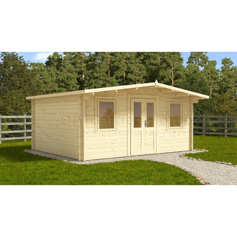 Eurovudas Oxford Log Cabin - 5m x 4m