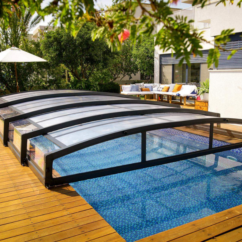 Palram-Canopia Majorca Pool Enclosure Kit - Grey (4x8) Palram-Canopia