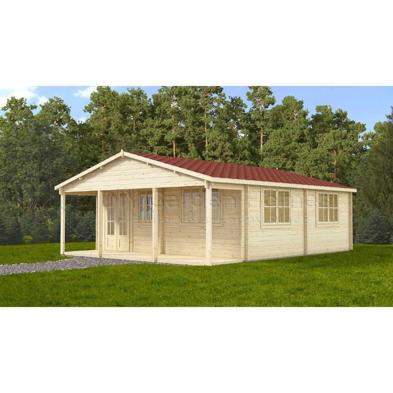 Eurovudas Paris Log Cabin - 6m x 6m