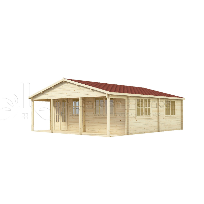 Eurovudas Paris Log Cabin - 6m x 6m