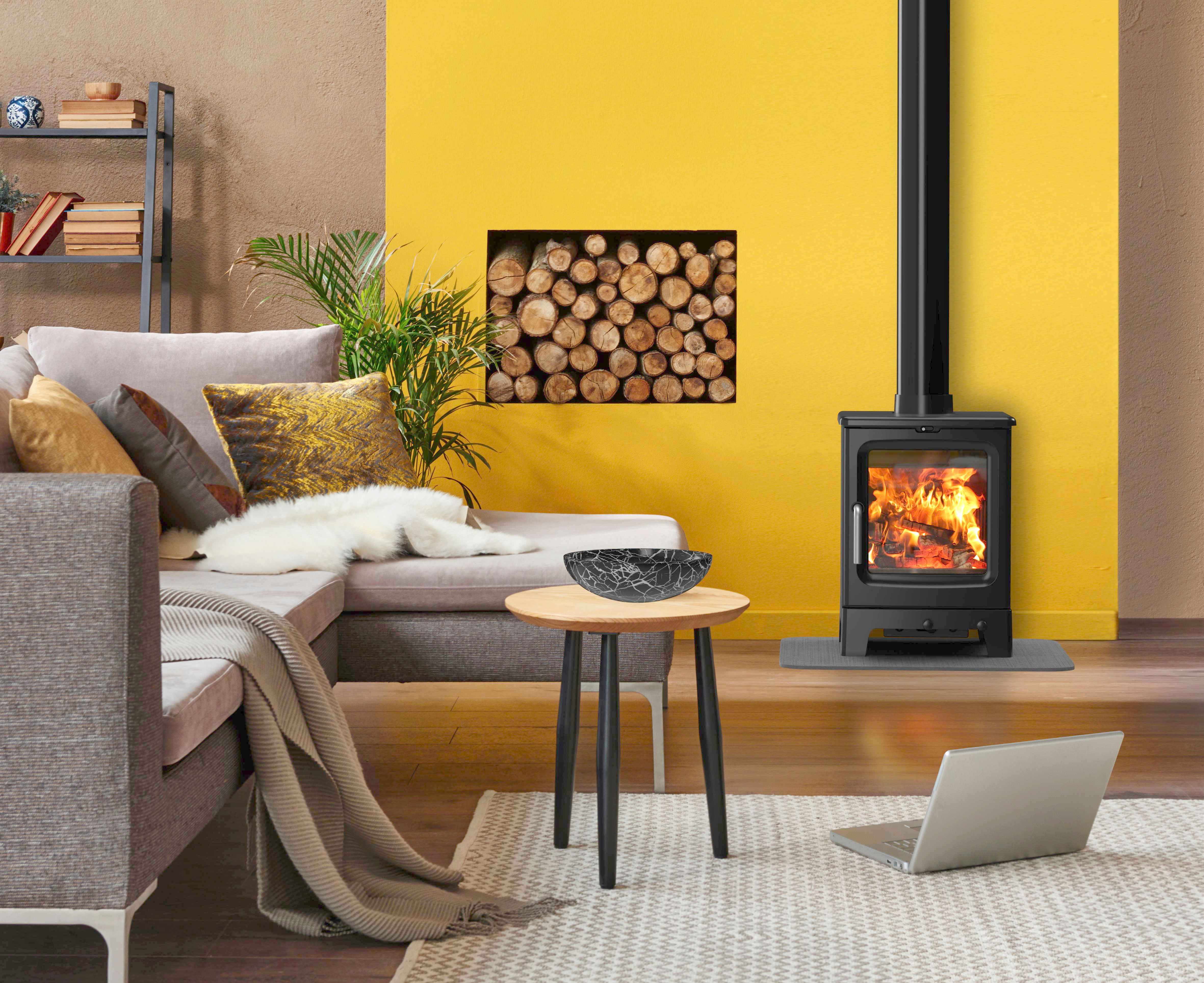 Saltfire Peanut 3 3kW Wood Burning Stove Saltfire